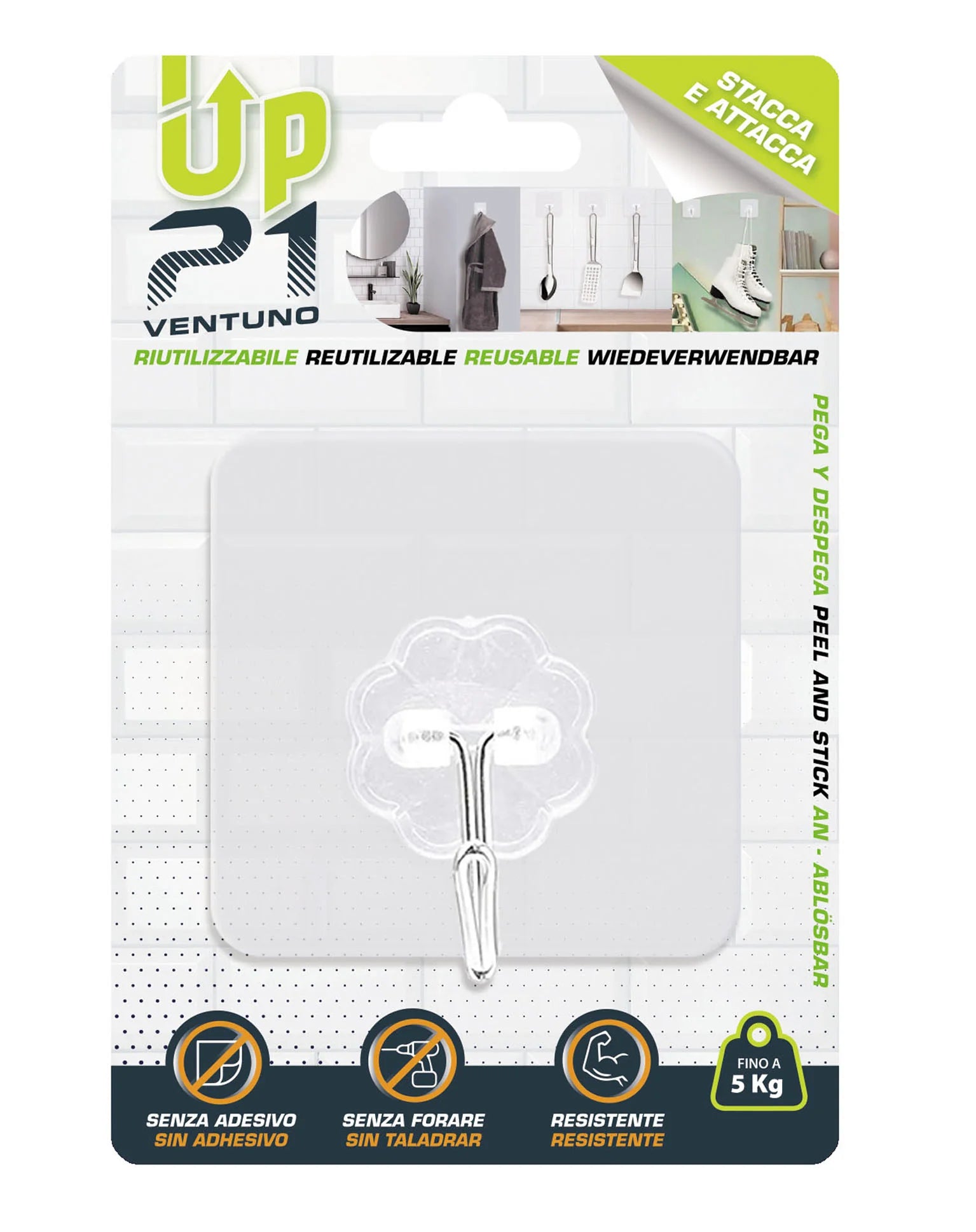 Pellicola adesiva trasparente Sticker 21 UP EuroMarketing Pellicola adesiva trasparente Sticker 21 UP EuroMarketing